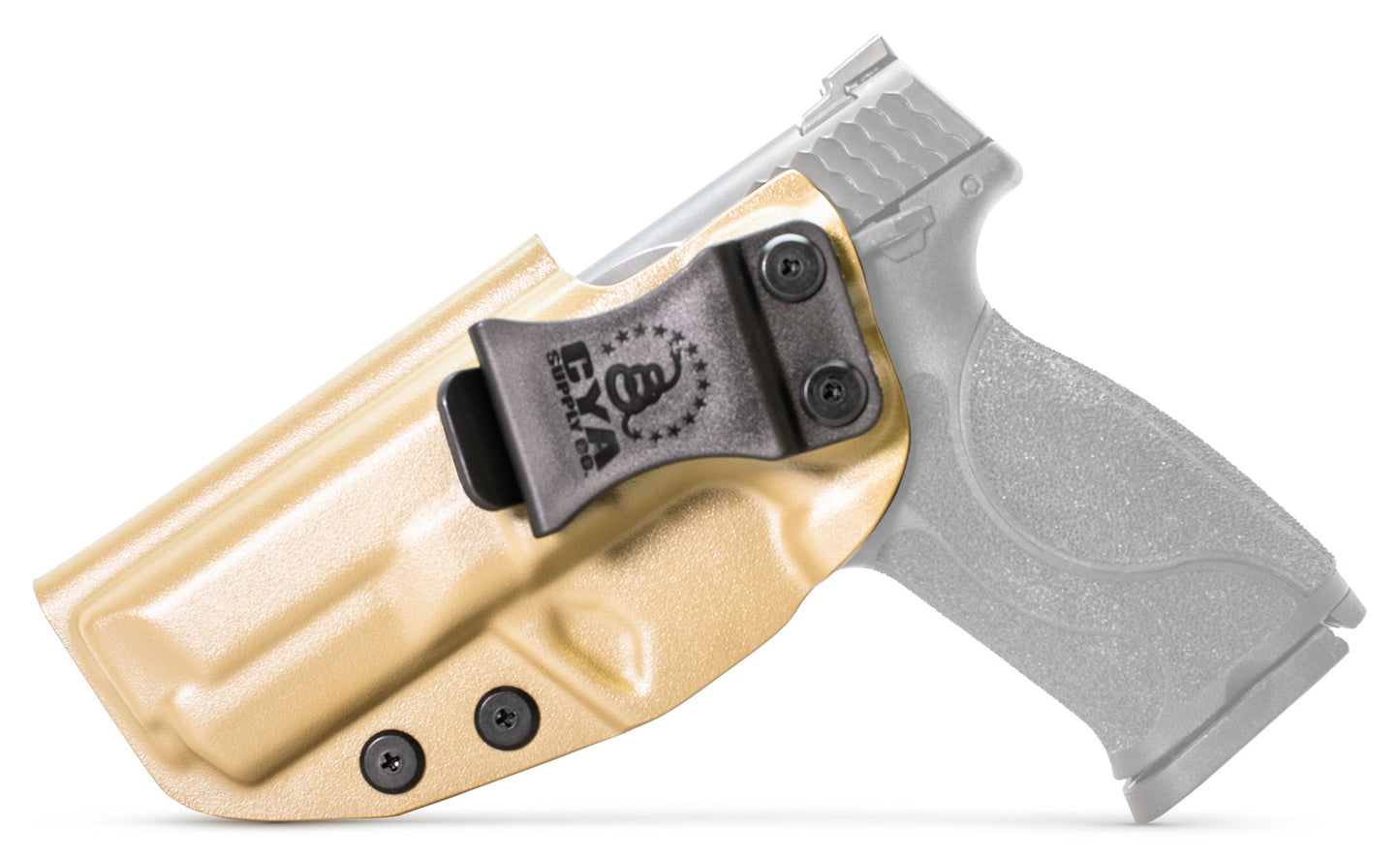 CYA Supply Co. Base IWB Full Size 4.25" Holster in Flat Dark Earth color on a Smith & Wesson M&P M2.0