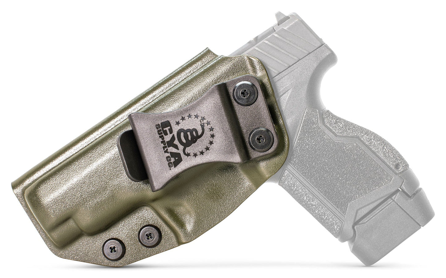CYA Holster in OD green color on a black Taurus GX4XL