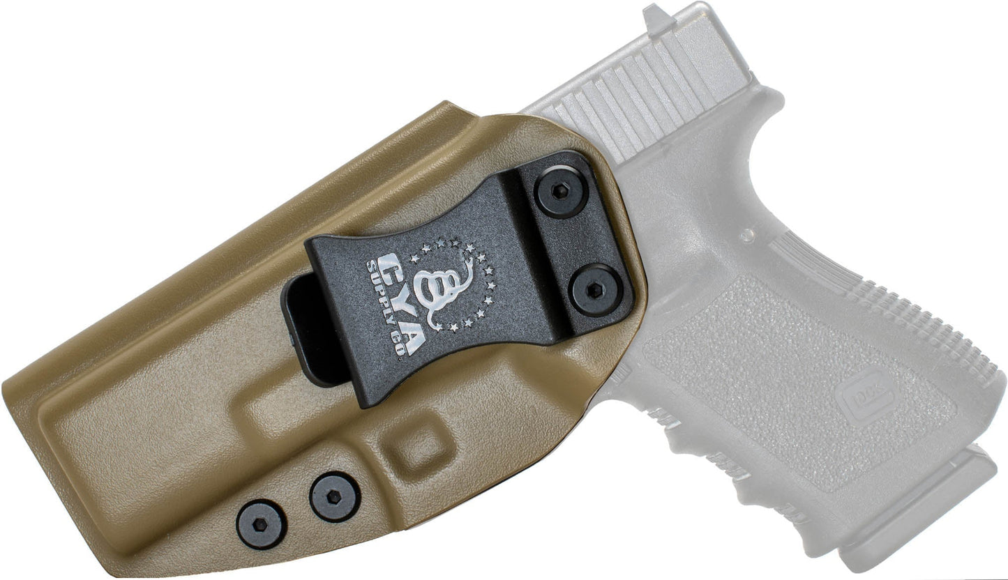 Glock 23 Holster (Gen 3-4) | Base IWB | CYA Supply Co. CYA Supply Co.