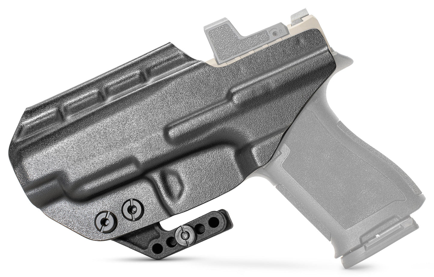 CYA black Base IWB holster on a black psa micro dagger c1 handgun