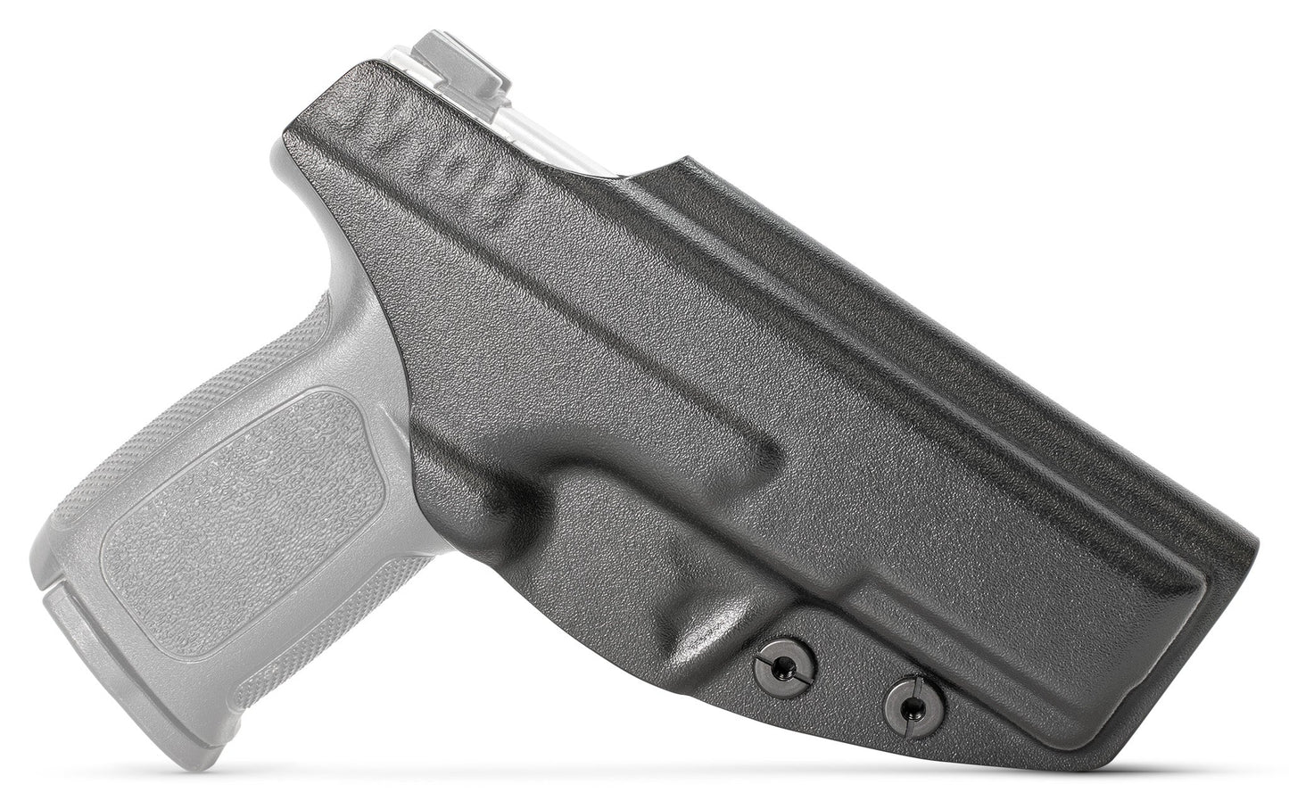 CYA base IWB Holster in black on a black Smith & Wesson SD40 VE handgun