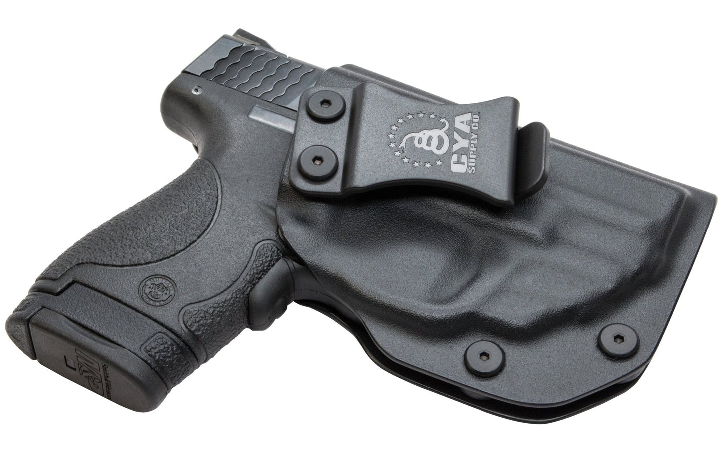 Smith & Wesson M&P Shield Red Crimson Trace Holster | Base IWB | CYA Supply Co. CYA Supply Co.