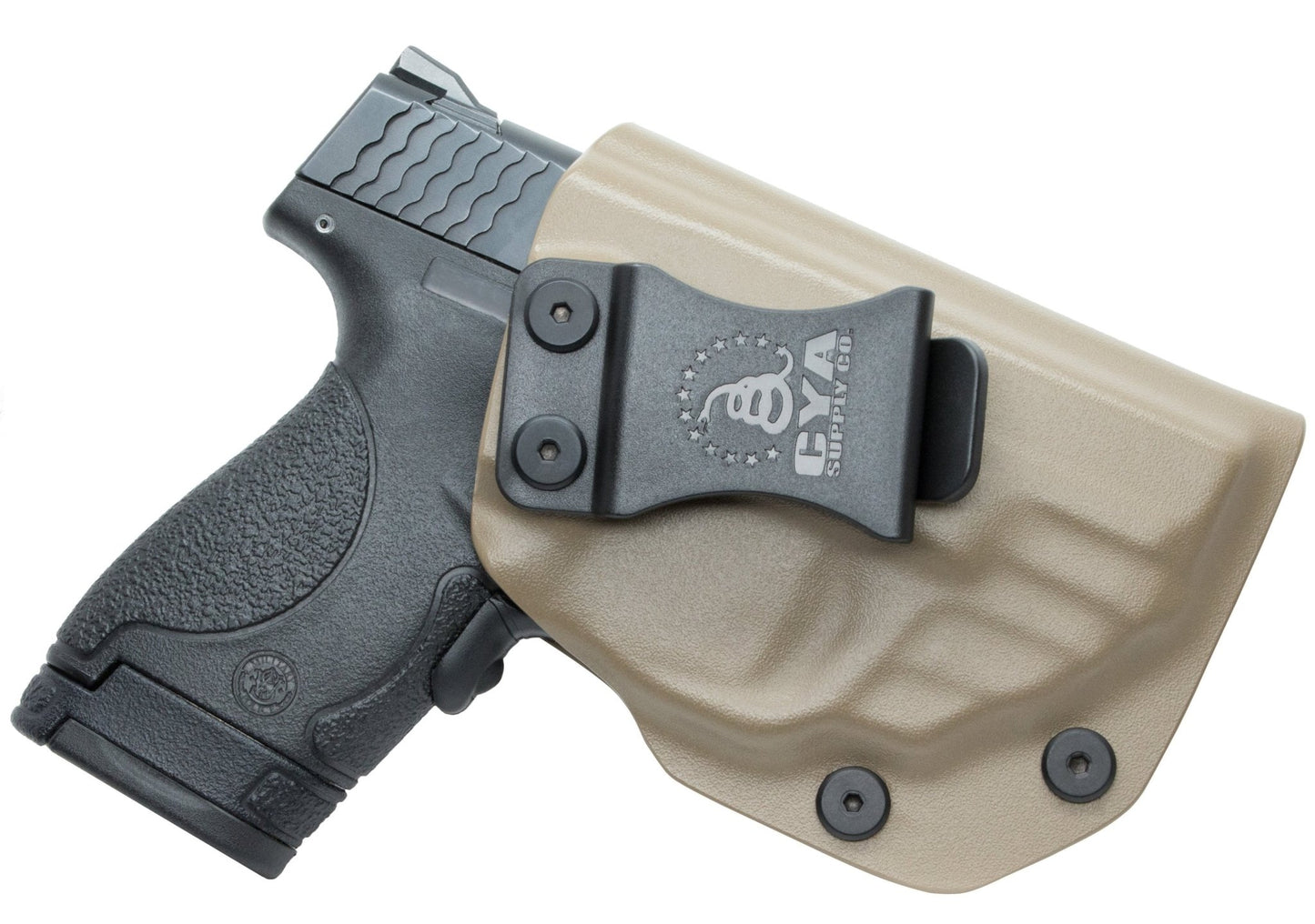 Smith & Wesson M&P Shield Red Crimson Trace Holster | Base IWB | CYA Supply Co. CYA Supply Co.